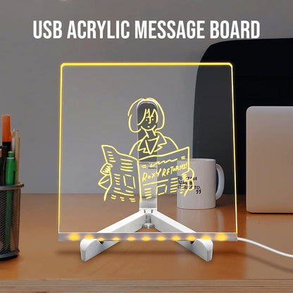 Colorful LED Writing Board